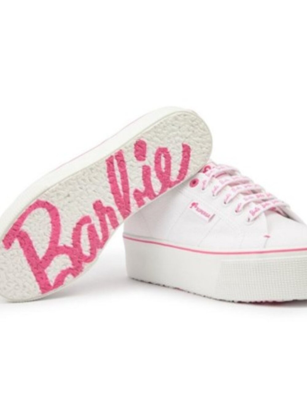 Superga 2790 Barbie Classic Platform Sneakers Low Top Lace Up Size 37.5 US 7 NEW